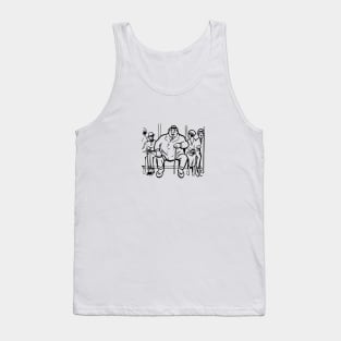 the large man Tank Top